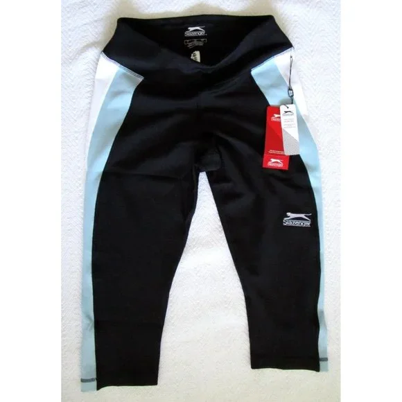 Slazenger Ladies' Sports Performance Short Leggings - NWT Light Blue - LARGE - Picture 6 of 12